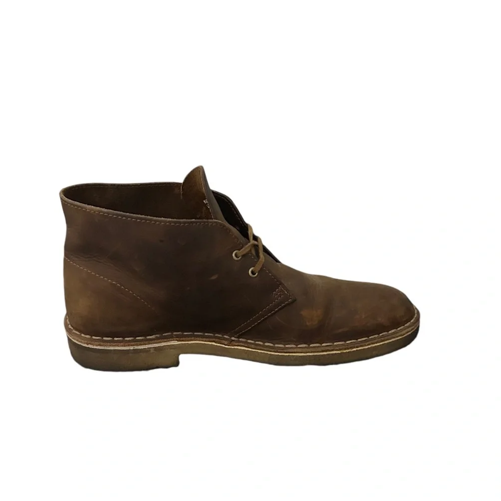 Clarks Original 31692 Brown Men’s Leather Desert Chukka Boot Shoes Size 8.5